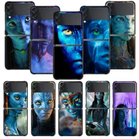 Disney Avatar Two Movie Beautiful Phone Case For Samsung Galaxy Z Flip 4 Z Flip3 5G Case for Galaxy Z Flip PC Hard Shell Fundas