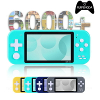 X20 迷你 4.3 英寸手持遊戲機雙搖桿 8GB 6000 遊戲便攜式遊戲機支持電視音樂視頻遊戲機