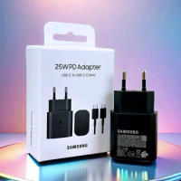 Original Samsung Charger 25W Super Fast Charge EU Adapter For Galaxy Z Fold Flip 3 4 S23 S22 Ultra Note 21 20 Plus A70 A90 Phone