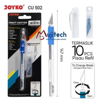 JOYKO ART KNIFE CU-502 CRAFT PEN CUTTER ALAT POTONG KERAJINAN TANGAN CU 502