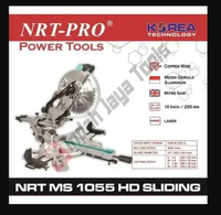 NRT-PRO 1055 HD Miter Saw Sliding 10 Inch - Mitre Saw Gergaji Pigura