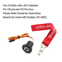 Dualsky Fail Safe Switch Flag/pin style FSS-3 Switch With LED Indicator For VR Pro and VR Pro Duo