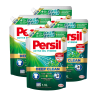 【Persil寶瀅】深層酵解洗衣凝露/洗衣精補充包多入組 抗菌/除臭/去垢/洗淨力 - 除菌防蟎1.5L / 4包