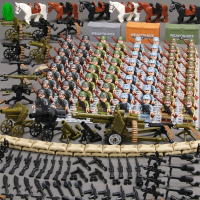 2026 Compatible Building Blocks WWII Eighth Route Army Soldier, Volunteer Army Soldier, US Army, Ger