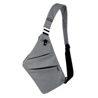 Men Nylon Crossbody Shoulder Bag Male fino Bag Men's Hidden Thin Sling Casual chest waterproof Storage backpack bags for men B13