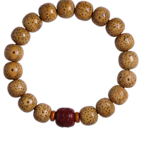 Handmade Original Natural Boutique Original Seed Old Seed Bodhi Bracelet Carved Buddha Beads Bracelet Rosary