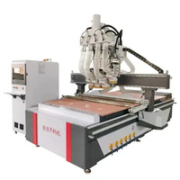 Automatic Tool Changer 1325 Atc Wood Router Nesting Kitchen Cabinet Cnc Hine With Loading Unloading