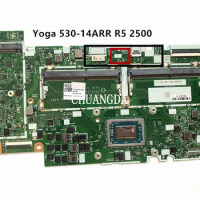 For Lenovo Ideapad 530S-14ARR Laptop Motherboard NM-B781 Mainboard With Ryzen 5 R5-2500 CPU FRU: 5B20R47697 100%