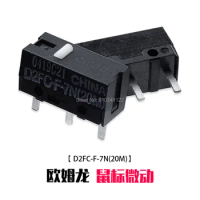 2X OMRON Micro Switch Button Microswitch 3pin D2FC-F-7N (20M) for AP.PLE G3 G4 G5 RA.ZER Log.itech MX G Microsoft 1.1 3.0 Mouse