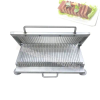 Stainless Steel Vegetable Slicer Soft Food Cutter Lunch Meat Duck Blood Konjac Tofu Cold Noodle Slicing Machine