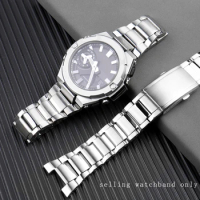 Watchband for Casio G-SHOCK GST-B500 Steel Heart series Watches Men's Strap Silver Black Bracelet 316L Stainless Steel wristband