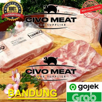 promo - samcan daging babi pork belly with skin 1kg