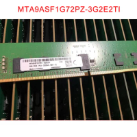 1 PCS 8GB MTA9ASF1G72PZ-3G2E2TI For MT RAM 8G 1Rx8 PC4-3200 ECC REG DDR4 3200 Server Memory