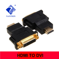 Hdmi-compatible male to DVI female (24+5) adapter HD video cable two-way computer to monitor adapter
