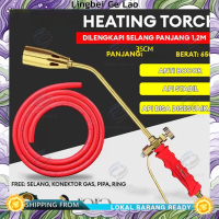Alat Bakar Heating Torch Gas Double Dengan 1.2m Selang LPG Multipro Blander Blow Gas Flamethrower We