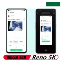 In Stock Oppo Reno 5K 5G Cell Phone 64.0MP 5 Cameras 6.44" 90HZ Screen Fingerprint Snapdragon 750G Android 10.0 65W Fast Charger