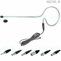 MiCWL SE02 Black earset Face Headset Microphone for Shure Audio-Technica AKG Sennheiser MiPro Wireless Mic System