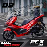 STICKER DECAL PCX 150 - STICKER DECAL PCX 150 PREMIUM GRAFIK ABSTRAK 09