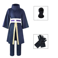 Top  Naruto Obito cos Obito Uchiha cosplay Three Eyes White Mask Set Fan Costume Full Set Anime