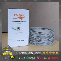 Kabel LAN Network Telebit CAT6 / 1 Gbps Harga Meteran Telebit !!