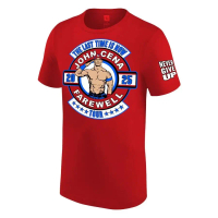 เสื้อยืดแขนสั้นพิมพ์ลาย WWE จอห์นซีน่า