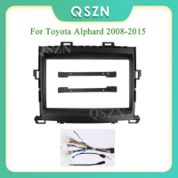 QSZN 9 Inch Car Fascia For Toyota Alphard 2008-2015 Android MP5 Player Car Stereo Radio Panel Dashboard Frame