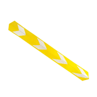 【AOW】黃白相間柱子保護條[買一送一]護角條 護角 B-PPP800+Y(地下車庫專用 邊角防撞 防撞軟墊)