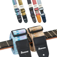 Ibanez Guitar Strap Multi-color Length Adjustable Easy Installation for Bass Acoustic Electric Guitar Accessories