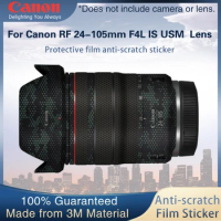LENS RF24-105 F4 Lens Premium Decal Skin for Canon RF24-105mm F4 L IS USM Lens Protector Cover Film Wrap Sticke