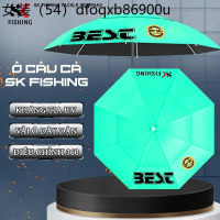Ô Câu Cá Dù BEST SK FISHING Màu Xanh Che nắng mưa