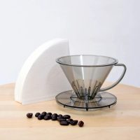 SUJI Dripper V60 01 Grey + Paper Filter 01 White 40 lbr