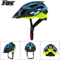 LAIRSCHDAN FOX Summertime Cycling Helmet MTB Road Bicycle Helmet Safety Cap Racing Protection Bike Helmet Men's Bicycle Helmet
