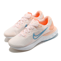 Nike 慢跑鞋 Renew Run 2 運動 女鞋 輕量 透氣 舒適 避震 路跑 健身 球鞋 粉 藍 CU3505600