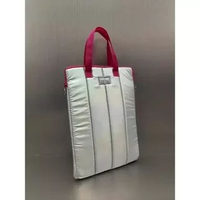ARCELL - PUFFY LAPTOP SET LUV l Tas Laptop 13-15,6inc I Tas Laptop Kek SET SILVER