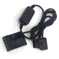 DR-80 ACK-DC80 NB-10L Dummy Battery 12-24V Step-Down Cable To D-TAP Dtap For Canon PowerShot G15 G16 SX40 SX50 SX60