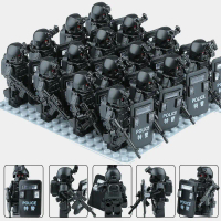 2026 New Heavy-Duty Special Forces Minifigure Building Blocks Biochemical Subway Escape Children's E