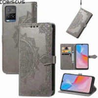 Luxury Flower Leather Flip Case For Vivo Y11S Y21 Y21S Y33S Y52 Y72 V21e V21 5G Y 21 52 72 Wallet Phone Cover