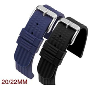 Watch Strap for Seiko Watch Quick release Silicone Watchband for Samsung Huawei watch Diving Rubber Replace Wrist Belt 20mm 22mm