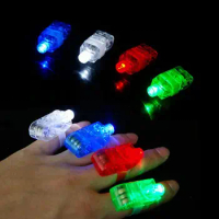 1000pcs/lot LED Finger Light Laser finger beams Beams Ring Torch For Party Wedding celebration Free shipping SN325