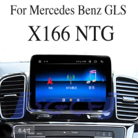 Car Stereo Audio Accessories Navigation CarPlay GPS Navi For Mercedes Benz GLS 350 450 550 63 MB X166 NTG With 360 BirdView