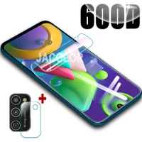 2IN1 Screen Gel Protector+Camera Glass For Samsung Galaxy M51 M31S M31 Prime M21 M12 M11 Full Cover Hydrogel Safety Film M 21 12