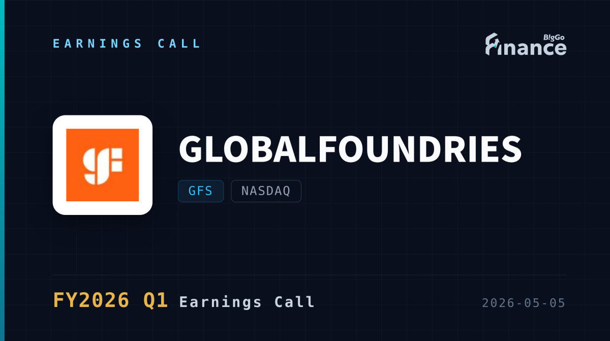 [GLOBALFOUNDRIES Q1 2026 Earnings Call] Gross Margin Hits Record 29% as ...