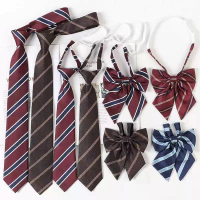 Cà Vạt JK, Màu Đỏ Rượu Vang, Cà Vạt Nơ,  Nữ nơ  đeo  áo  cử  nhân cà  vạt  hoạ  tiết  bandana 2000s 