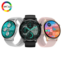HK85 Smart Watches Women Men 1.43Inch AMOLED FullTouch Screen Fitness Tracker Bluetooth Call Heart Rate Sleep Monitor Smartwatch