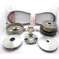PAKET CVT LENGKAP MIO SPORTY/SMILE/SOUL KARBU (VANBELT+RUMAH ROLLER SET+KIPAS+PULLY ASSY) Motorcycle