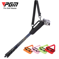 PGM Portable Mini Golf Bag Can Hold 5 Clubs Ultra-light Simple Hand bag Backpack Carrier Belt SOB006