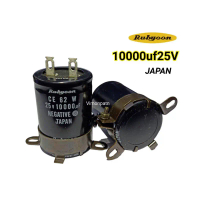 Rubycon คาปาซิเตอร์ 10000uf25V พร้อมขายึดแท่น SIZE 35X50mm. 85 °C C 10000uf 25V ตัวเก็บประจุ Electro