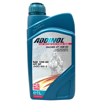 【車百購】 ADDINOL RACING 4T 15W50 合成機油 專為高性能四行程摩托車設計