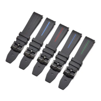 Watch Straps 22mm Width For SKX007 SKX009 NEW SEIKO 5 SRPD51 SRPD53 SRPD61 Silicone Rubber Diving Watchband Mod Part