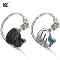 KZ ZAX In-ear Earphones 7BA 1DD 16 Unit Hybrid Metal HIFI Headset Music Sport headphones KZ ZSX ZS10 PRO AS12 AS16 CA16 C10